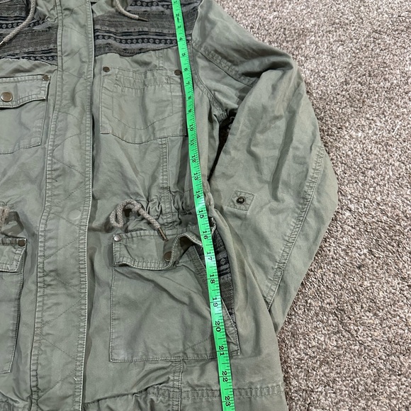 American Rag Olive Patterned Jacket - Picture 13 of 16